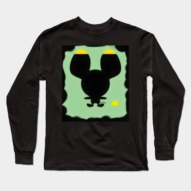 mouse Long Sleeve T-Shirt by Wanwaan